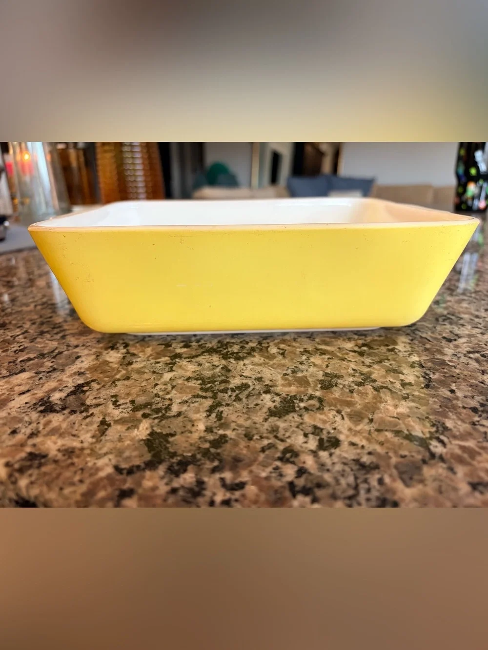 Vintage Pyrex Yellow Rectangular Baking Dish
